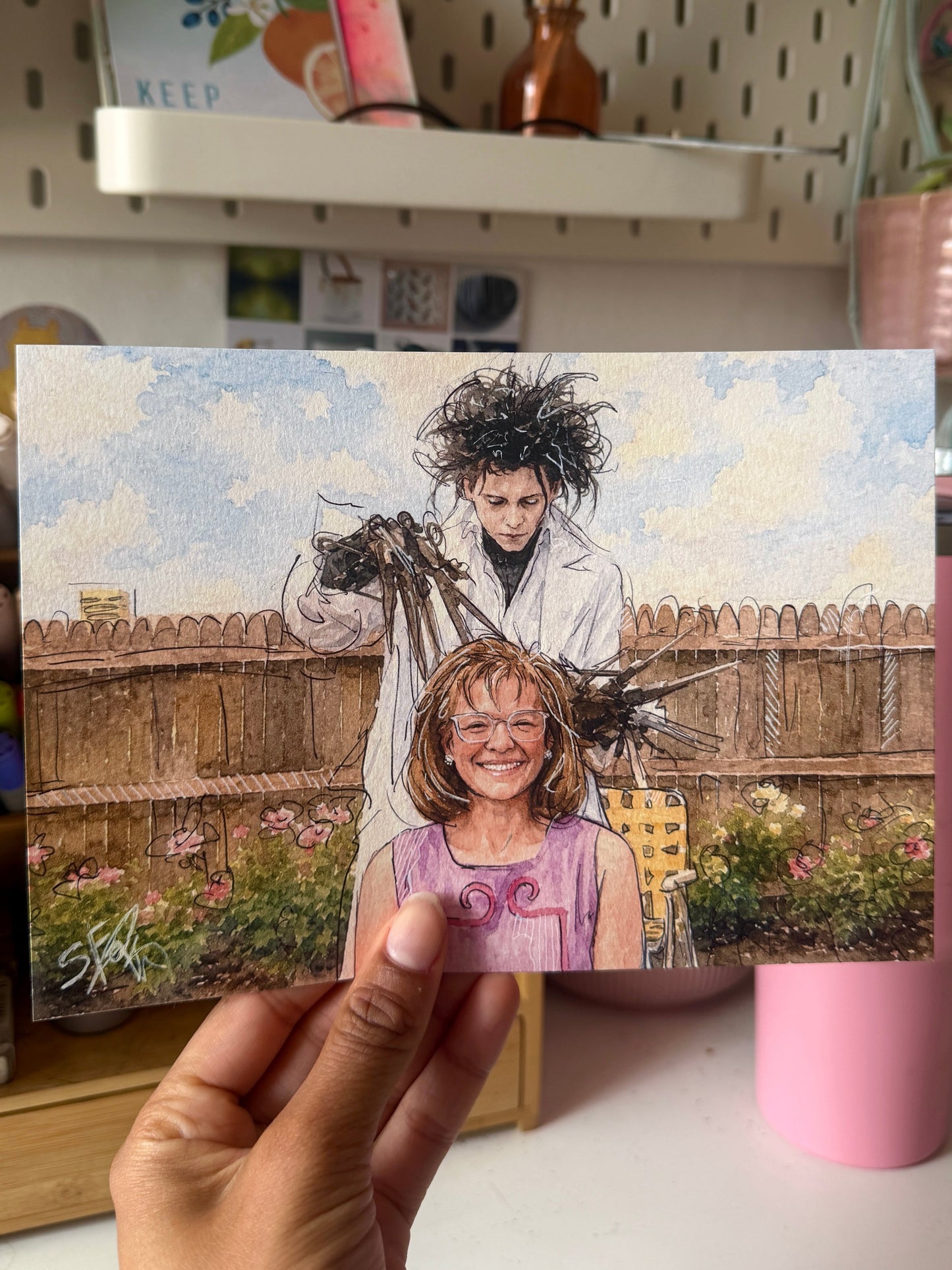 Edward Scissorhands Print